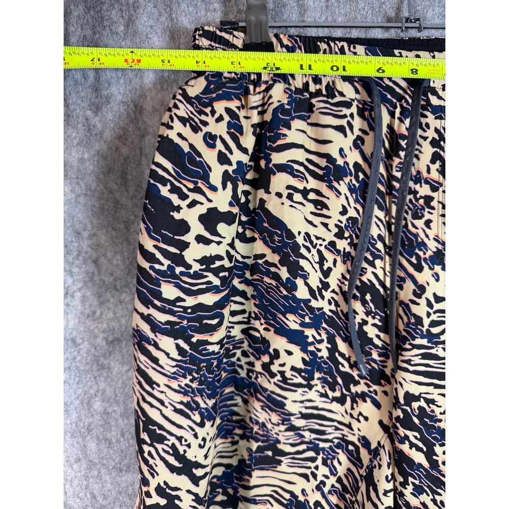 Lululemon Pool Shorts 7" Mens Small Lined Blue Cream Tiger Stripe RARE W7AYUS - Picture 7 of 9